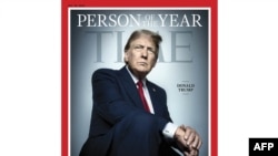 Обкладинка журналу TIME. Courtesy /TIME Person of the Year obtained on December 12, 2024 shows the cover of TIME Magazine announcing US President-elect Donald Trump as the 2024 Person of the Year.