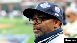 FILE - Film director Spike Lee, in San Francisco, California. 