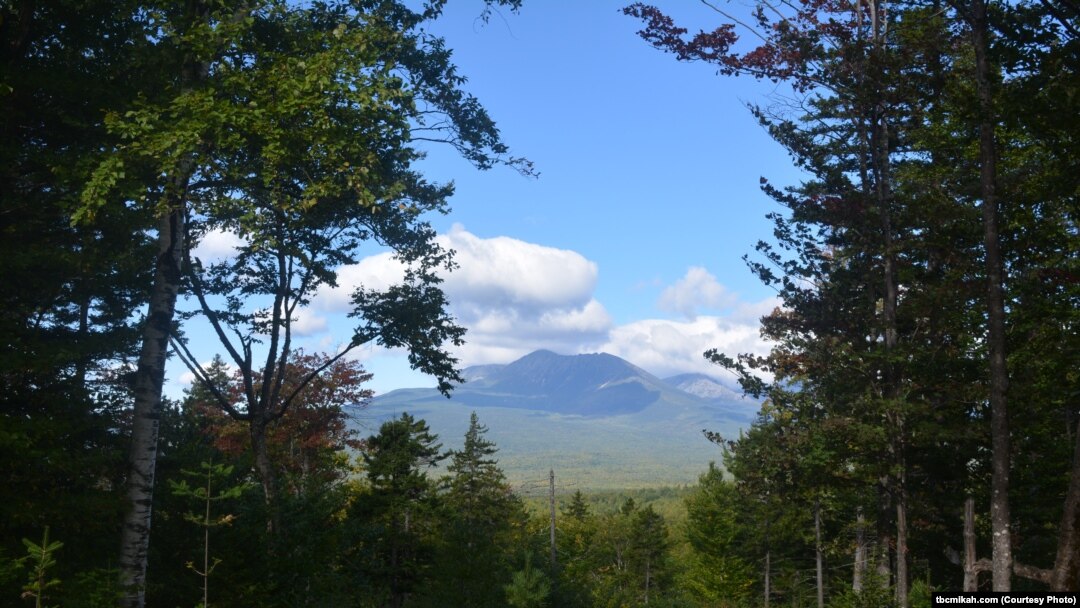 Mount Katahdin is the backdrop for views from trails in the Katahdin Woods and Waters National Monument.