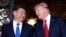 El presidente chino, Xi Jinping, (izquierda) y el presidente de EE.UU., Donald Trump, se reunieron en Mar-a-Lago, Palm Beach, Florida, en abril. 