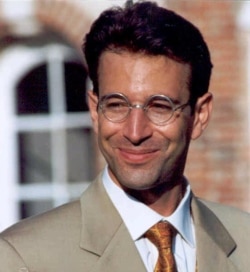 FILE - Undated file photo of Wall Street Journal reporter Daniel Pearl. (Photo by Wall Street Journal/AFP)