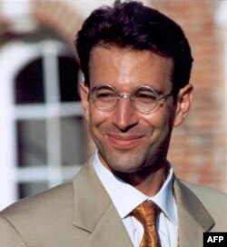 FILE - Undated file photo of Wall Street Journal reporter Daniel Pearl. (Photo by Wall Street Journal/AFP)