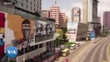 Les murs d'Abidjan, la capitale économique ivoirienne, se parent de graffitis