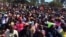 Some of the people who attended President Robert Mugabe's so-called provincial meeting in Marondera on Friday.
