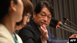 Nhà lập pháp Nhật Bản Itsunori Onodera trong cuộc họp báo tại một khách sạn ở Manila vào ngày 28/6/2024. Nhật Bản và Philippines sẽ tổ chức các cuộc đàm phán an ninh và quốc phòng cấp cao vào ngày 8/7/2024.