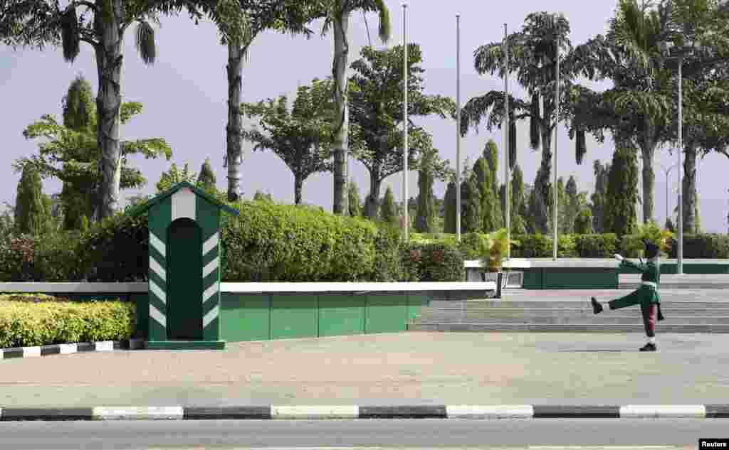 Soja na maci a dandalin Eagle Square dake Abuja