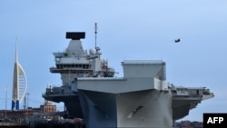 Авіаносець HMS Queen Elizabeth, червень 2019