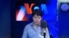 FILE - Warangkana Chomchuen during VOA Thai's daily news radio program. (Warangkana Chomchuen)