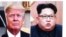 အမေရိကန်သမ္မတ Donald Trump နဲ့ မြောက်ကိုရီးယားခေါင်းဆောင် Kim Jong Un 