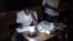 A Malian poll worker counts ballots in Bamako Aug. 11, 2013.