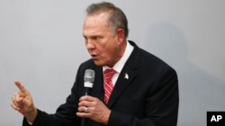 El candidato republicano al Senado por el Estado de Alabama Roy Moore.