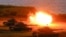 M60A3战车在台湾离岛澎湖的年度汉光演习中进行实弹射击演练。(2026年8月10日)