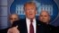រូបឯកសារ៖ ប្រធានាធិបតី Donald Trump ថ្លែងទៅកាន់ក្រុមអ្នកសារព័ត៌មានអំពីសន្តិសុខផ្នែកព្រំដែននៅសេតវិមាន។ 