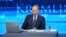 Russian President Vladimir Putin takes part in a live broadcast nationwide phone-in in Moscow, April 25, 2013. 