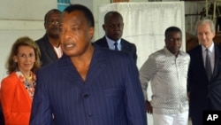 L'opposition conteste la réélection du President Denis Sassou N'Guesso.