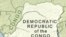 Map of Democratic Republic of Congo