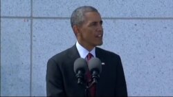 Obama - Veterans Memorial