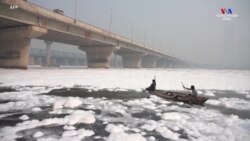 Հնդկաստանի ամենասուրբ գետերից մեկը՝ Յամունան պատված է թունավոր փրփուրով