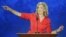 Ann Romney, isteri Capres Mitt Romney memberikan pidato pada konvensi nasional partai Republik di Tampa, Florida Selasa malam (28/8).