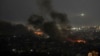 Smoke rises after Israeli airstrikes in Dahiyeh, Beirut, Lebanon, Oct. 5, 2024. 