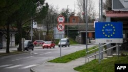 Granični prelaz Nova Gorica između Slovenije i Italije, Foto: AFP 