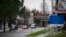 Cars exit and enter Slovenia at one of the border crossings in Nova Gorica, on the Slovenian-Italian border, March 10, 2020. 
