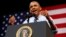 U.S. President Barack Obama speaks about the economy during a visit to Austin, Texas, July 10, 2014. 