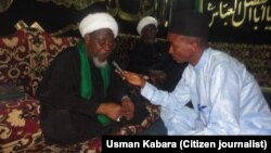 Le leader chiite Ibrahim Zakzaky, chef nigérian du groupe chiite Mouvement islamique du Nigeria.