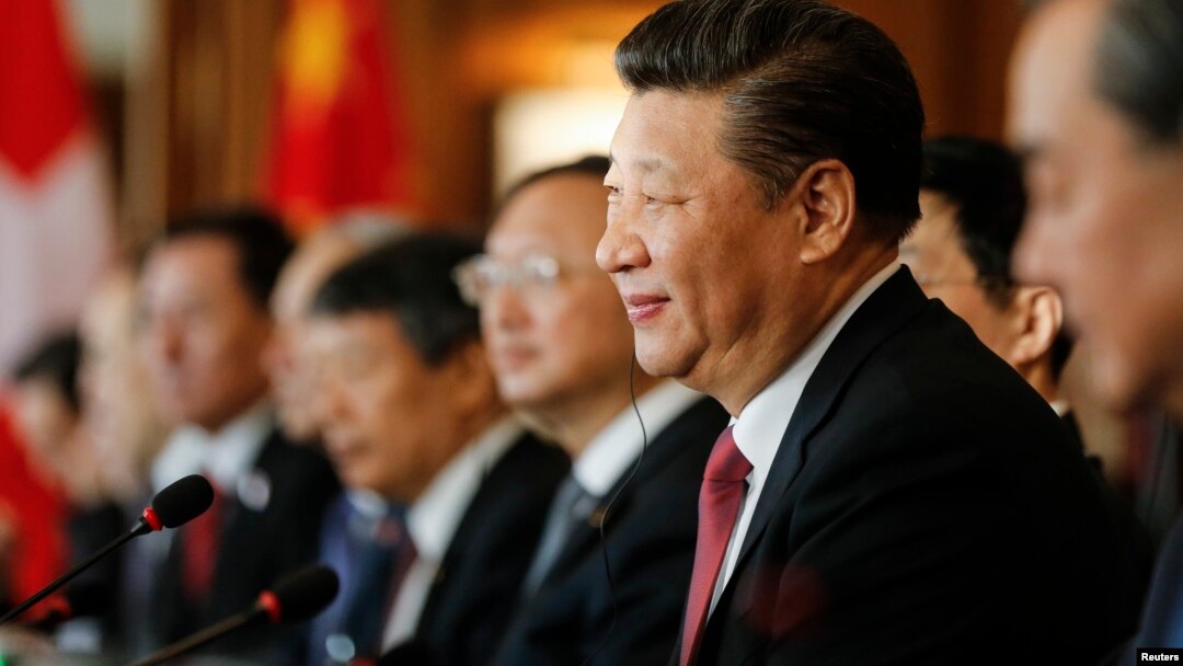 China's President Xi Jinping attends official talks in Bern, Switzerland, Jan. 16, 2017 