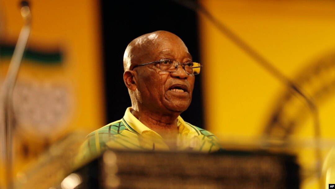 Perezida Jacob Zuma w'Afurika y'Epfo