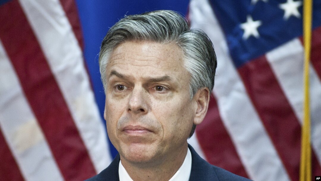 Former US Ambassador to China Jon Huntsman (January 16, 2012 file photo). 