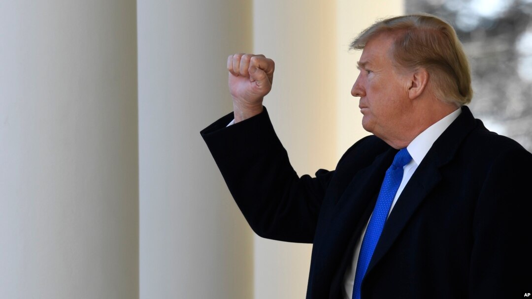 Predsednik SAD Donald Tramp pošto je saopštio odluku o proglašenju vanrednog stanja