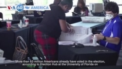 VOA60 America - More than 53 million Americans already have voted