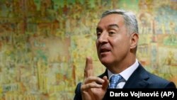 Bivši premijer Crne Gore Milo Đukanović u ekskluzivnom intervjuu za novinsku agenciju Asošijeted Pres, 14. marta 2017. 