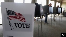 Los votantes emiten sus votos en las primarias del estado en Hinsdale, Illinois, el 18 de marzo de 2014. 