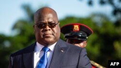 Président Félix Tshisekedi na Entebe, Ouganda, 11 novembre 2019.