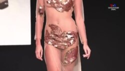 Փարիզյան նորաձևության շոկոլադե ցուցադրության կարևորագույն կետերն էին կիսաթափանցիկ զգեստը