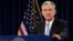 Chủ tịch Cục Dự trữ liên bang Jerome Powell phát biểu tại một cuộc họp báo ở Washington, ngày 20/3/2019. (AP Photo/Susan Walsh)