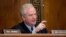 FILE - Sen. Chris Van Hollen, D-Md., questions a witness on Capitol Hill in Washington, Jan. 16, 2019. Van Hollen told VOA's Persian Service this week that Iran has an "atrocious human rights record." 