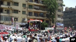 Manifestation du 15 juillet 2011, Place Tahrir, au Caire