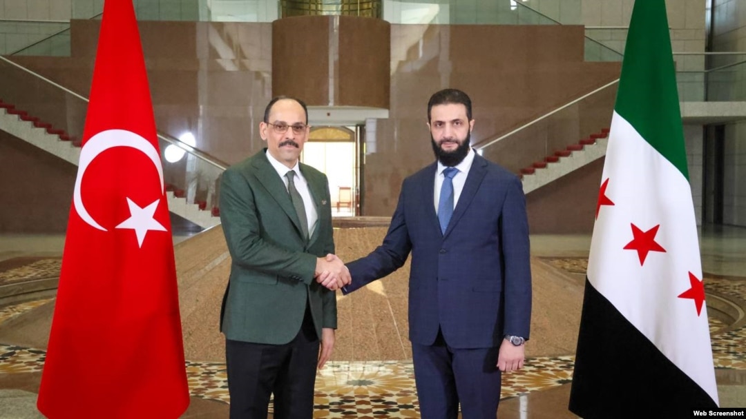 MİT Başkanı İbrahim Kalın, Suriye'nin başkenti Şam'da yeni yönetimin lideri Ahmed el-Şara ile biraraya geldi.