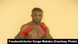 Elombe ya molongo ya boxe Junior Ilunga Makabu ya WBC Silver, ya ekolo Congo démocratique, 2019. (Facebook/Junior Ilunga Makabu)