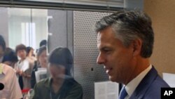 Jon Huntsman, the U.S. Ambassador to China in Tibet (FILE).