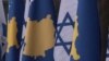 Flags of Kosovo and Israel