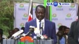 Manchetes Africanas 1 Novembro 2017: Odinga cria "assembleia popular"