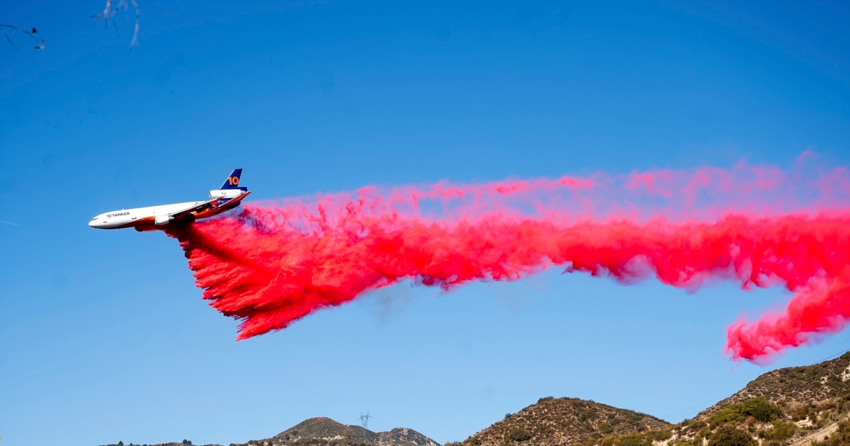 Is the Pink Substance Dropped on LA Fires Safe?