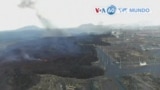 Manchetes mundo 12 Outubro: lava do vulcão na ilha espanhola de La Palma atingiu uma fábrica de cimento e uma área industrial