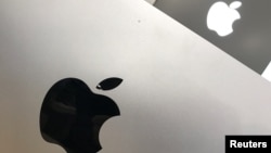 The Apple logo is seen in a store in Los Angeles, California, U.S., March 24, 2017.