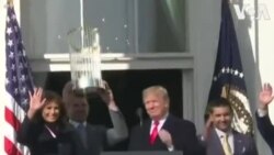 Սպիտակ տուն. Նախագահը հյուրընկալել է Աշխարհի առաջնությունում հաղթած բեյսբոլի «Washington's Nationals» թիմին