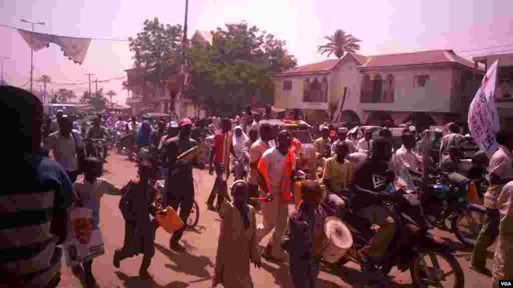 Janaral Buhari a Bauchi, Janairu 31, 2015.